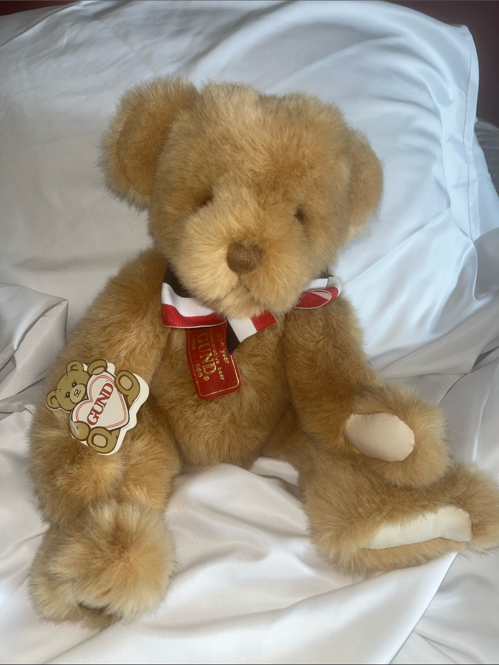 Gund Vintage 1988 Golden Brown Plush Commemorative Teddy Bearβ